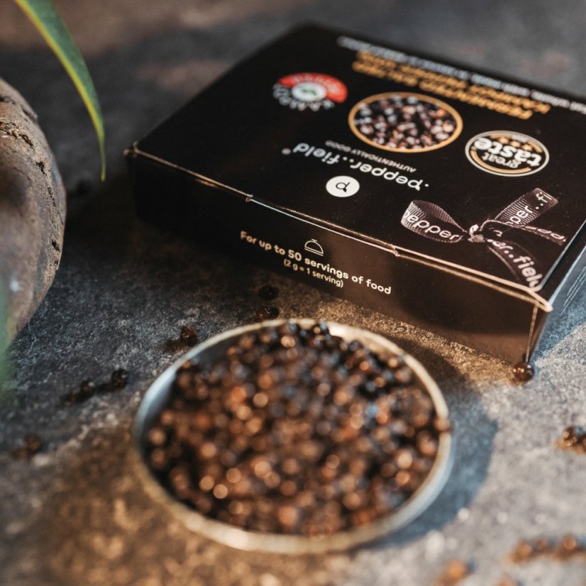 Fermentovaný solený Kampotský pepř - dárkové balení 100g
