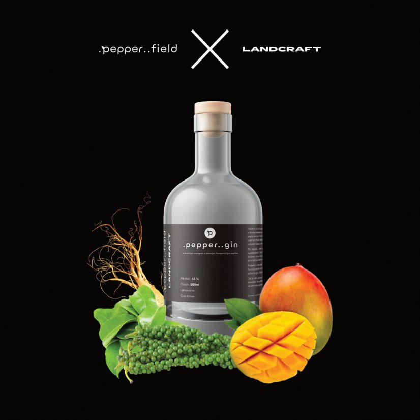 Limited .pepper..gin + red Kampot pepper (75g) FREE