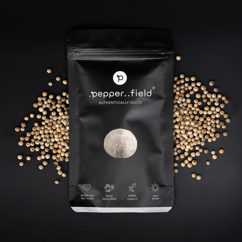 Kampot pepper black, red and white (3x50g) - Varianta: With gift wrapping