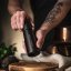 Black Scandinavian pepper mill (17cm) - Choose pepper: Black - 50g