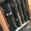Kampot pepper - set of glass tubes with a grinder in a gift box (3x10g) - Grinder: Wood
