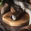 Brown ash wood pepper mill (15cm) + 20g Kampot pepper