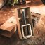 Gift set with one tube of Kampot pepper and stand in recycled cardboard box (70g) - Choose pepper: White Kampot pepper, Stand colour: Dark