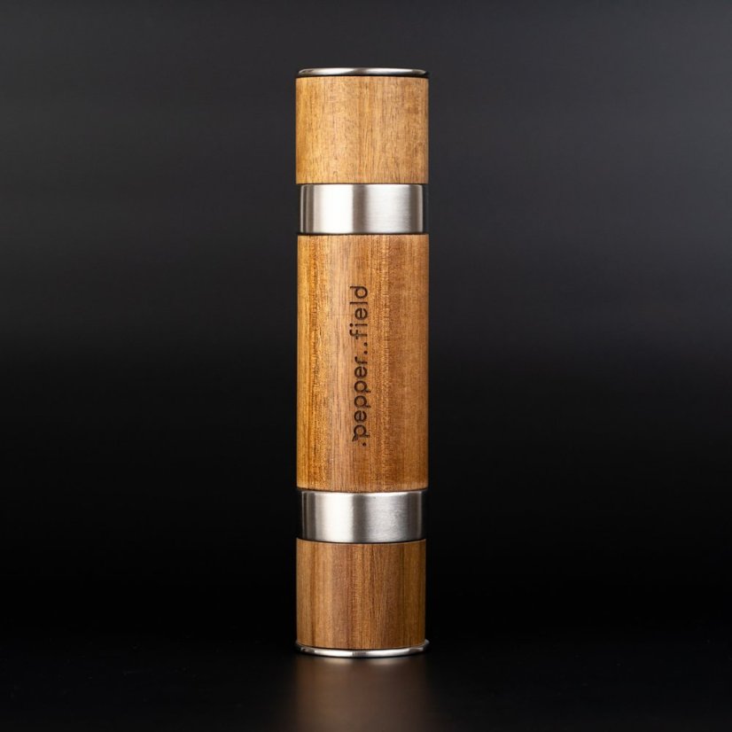 Double-sided Acacia grinder 23 cm - DUOMILL