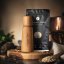 Natural Scandinavian pepper mill (17cm) - Choose pepper: White - 100g