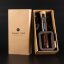Gift set with one tube of Kampot pepper and stand in recycled cardboard box (70g) - Choose pepper: White Kampot pepper, Stand colour: Dark