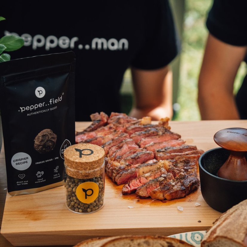 Kampot pepper green lyophilized - EXCLUSIVE doypack 50g