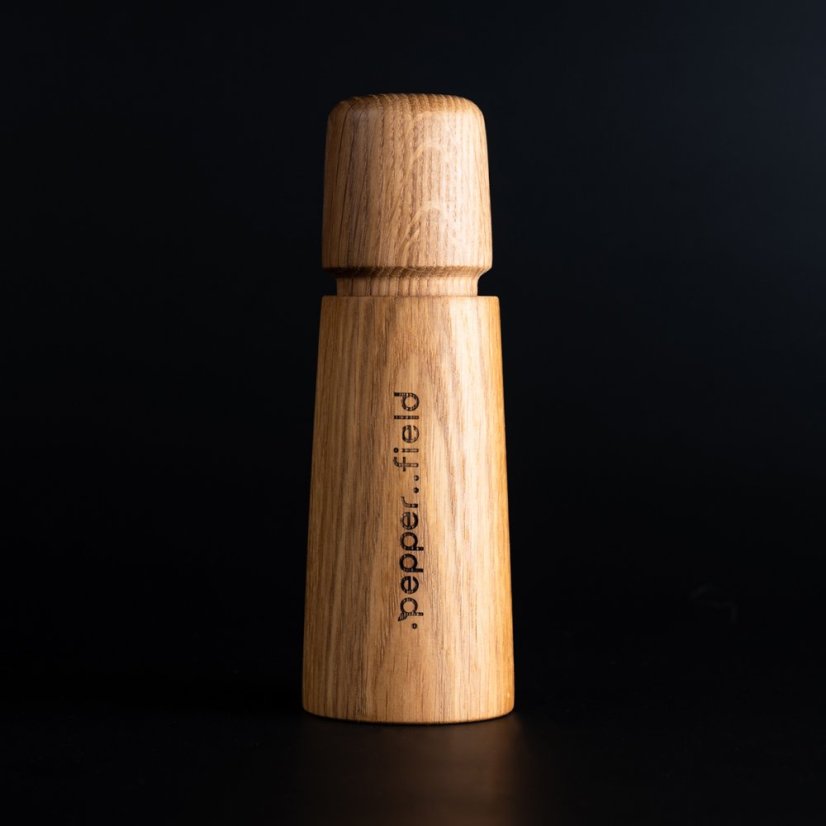 Natural Scandinavian pepper mill (17cm) - Choose pepper: White - 100g