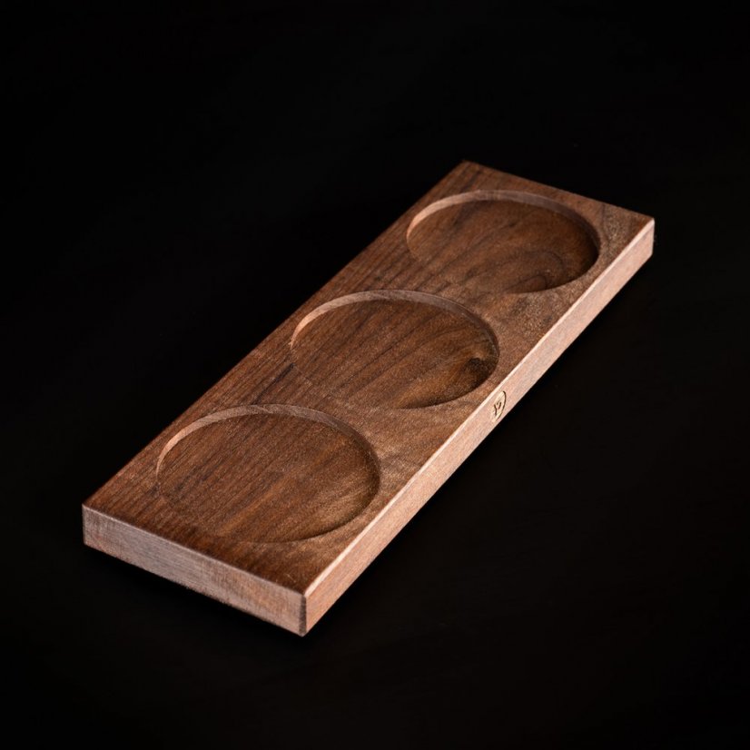 Grinder stand made of premium walnut wood