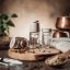 Pepper grinder CrushGrind, 2 glass containers and 3x50g Kampot pepper