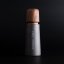 Porcelain Scandinavian pepper mill (17cm) - Choose pepper: Black - 100g