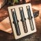 Luxury tube set with Kampot pepper in recycled cardboard gift box (3x70g)