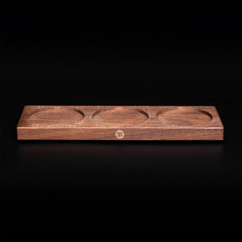 Grinder stand made of premium walnut wood