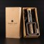 Gift set with one tube of Kampot pepper and stand in recycled cardboard box (70g) - Choose pepper: White Kampot pepper, Stand colour: Dark