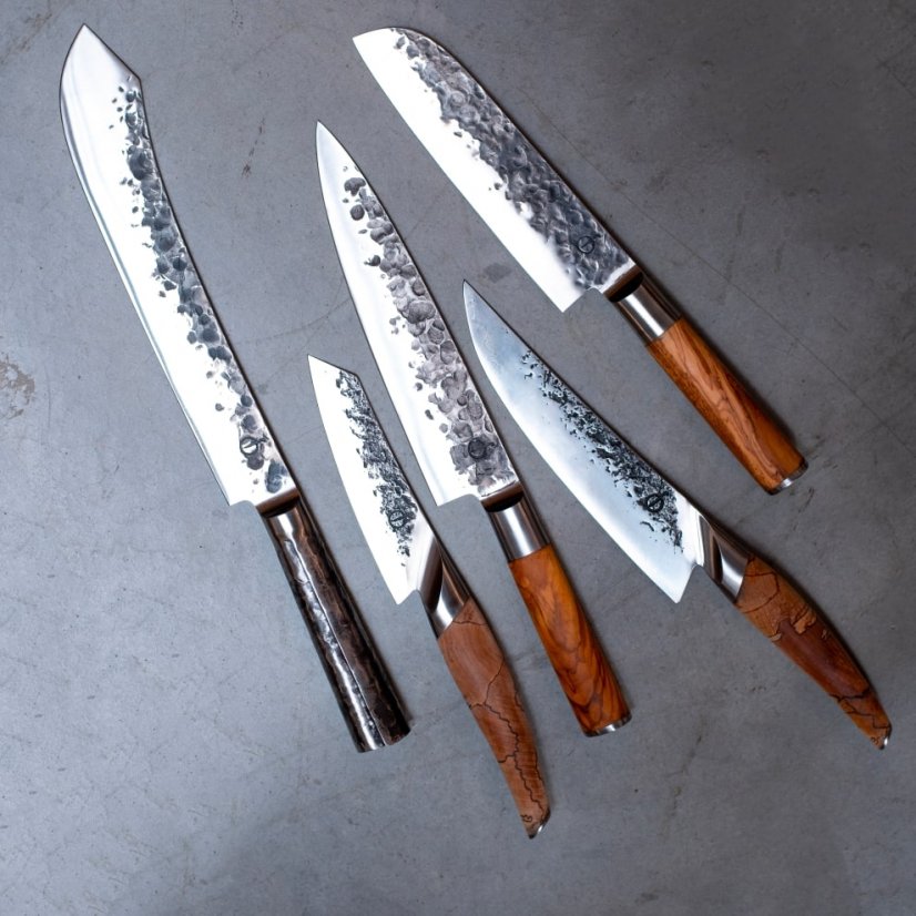Set of all 5 FORGED knives