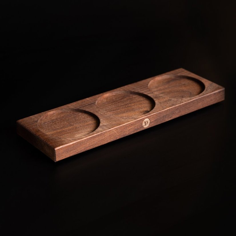 Grinder stand made of premium walnut wood