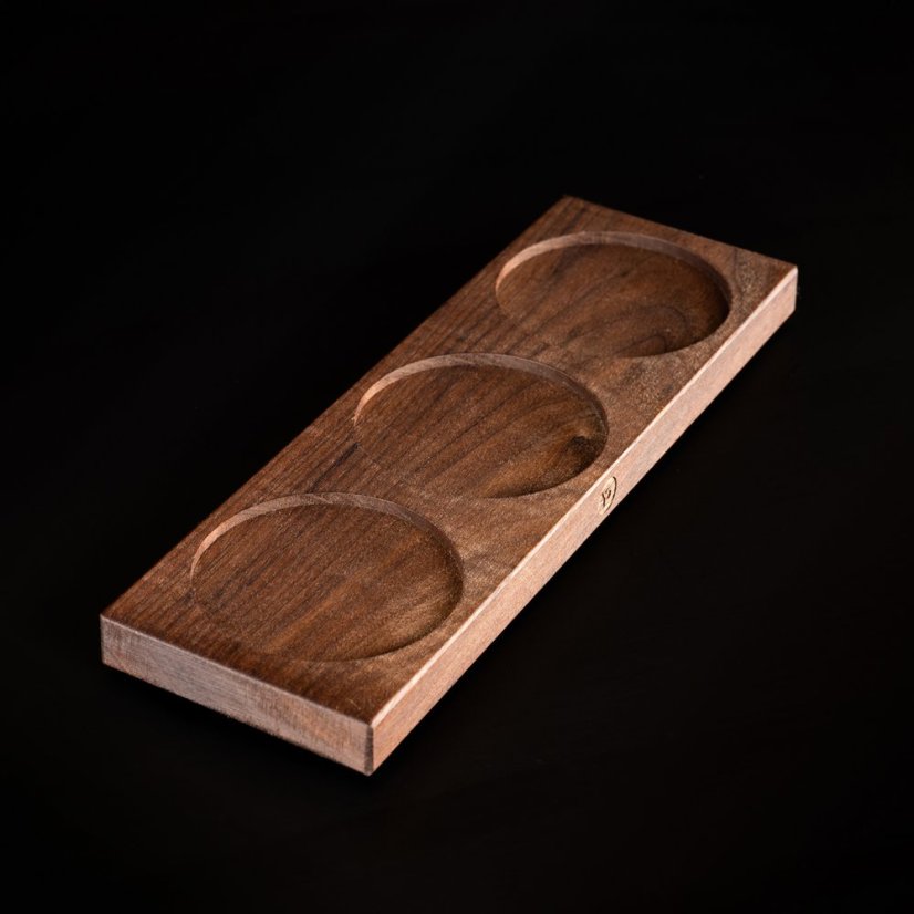 Grinder stand made of premium walnut wood