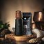 Porcelain Scandinavian pepper mill (17cm) - Choose pepper: Black - 50g