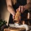 Natural Scandinavian pepper mill (17cm) - Choose pepper: White - 100g