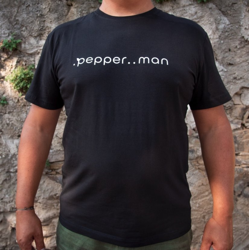 Čierne tričko .pepper..man alebo .pepper..woman - Varianta: .pepper..woman - L