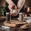 Pepper grinder CrushGrind, 2 glass containers and 3x50g Kampot pepper