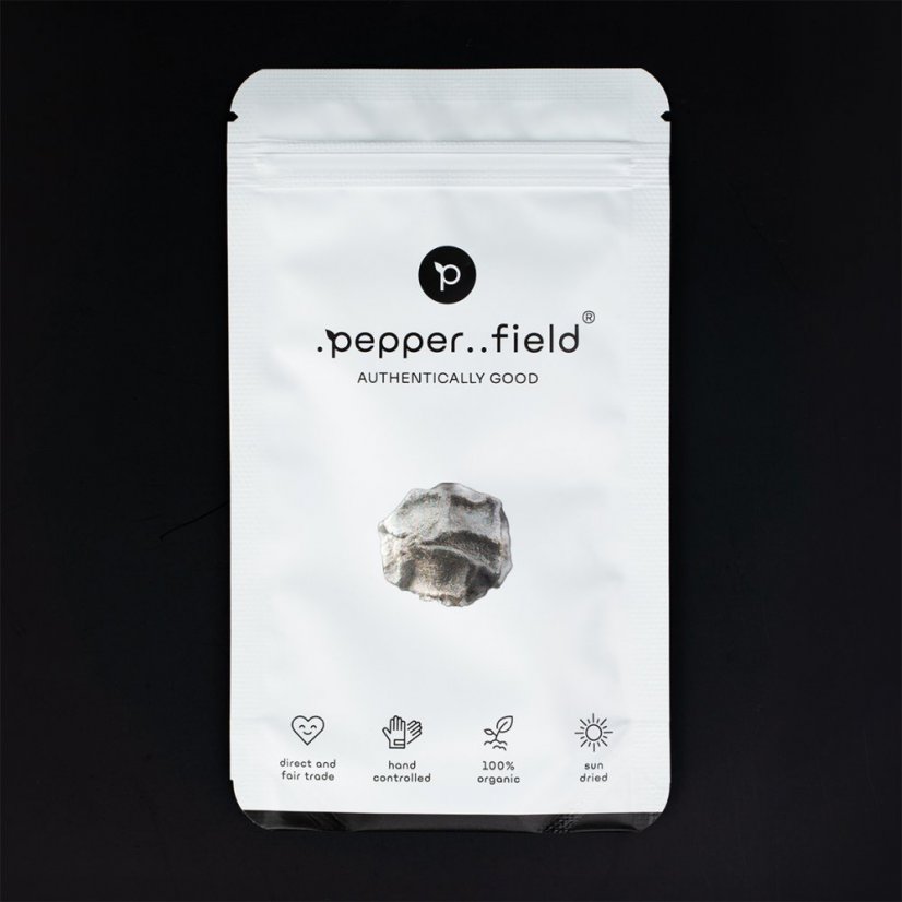 Black Kampot pepper - doypack 20g