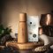 Natural Scandinavian pepper mill (17cm) - Choose pepper: White - 100g