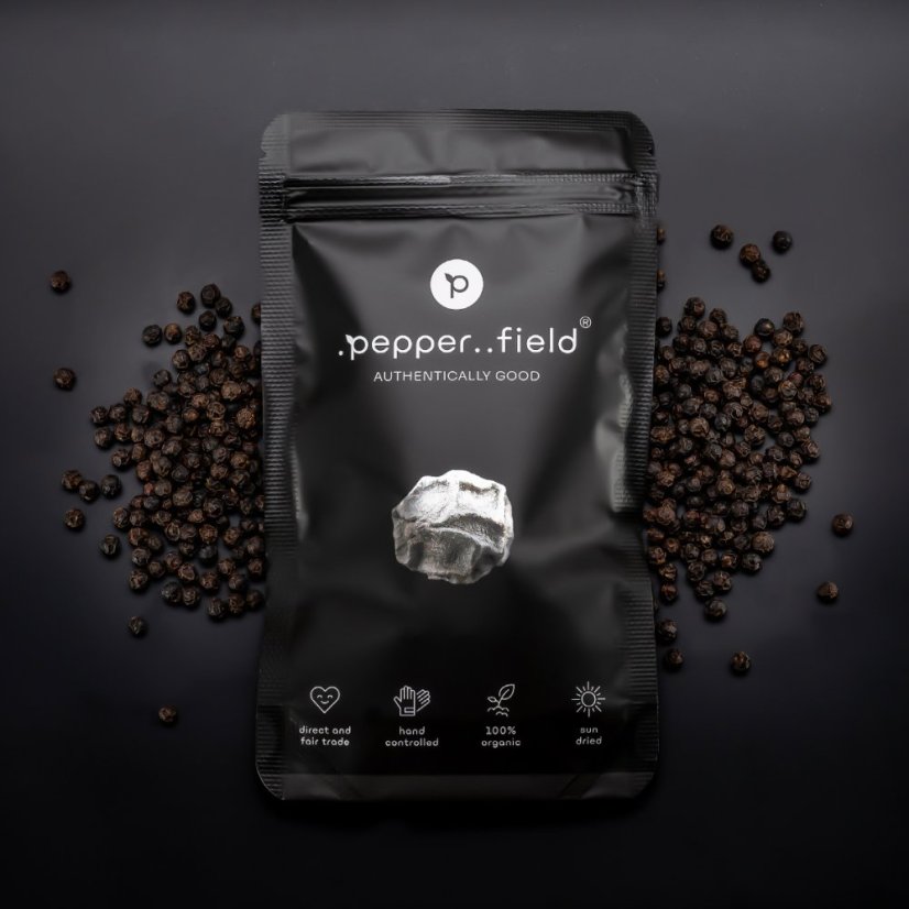 Kampot pepper black, red and white (3x50g) - Varianta: With gift wrapping