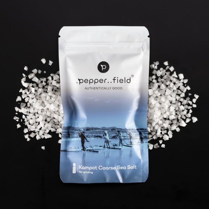 Coarse Sea Salt from Kampot - suitable for the grinder (120g)