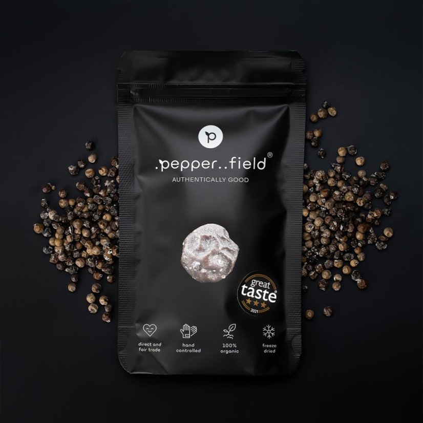 Kampot pepper green lyophilized - EXCLUSIVE doypack 50g