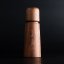 Dark brown Scandinavian pepper mill (17cm) - Choose pepper: Black - 20g